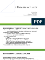 Metabolic Disese of Liver