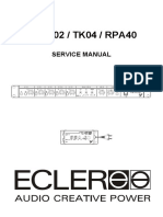 Ecler Sam502 tk04 Rpa40 Mixer Service Manual