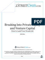 WSO - Breaking Into Private Equity