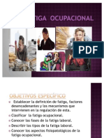 Salud Ocupacional - Fatiga Ocupacional