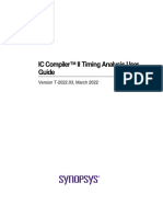 IC Compiler™ II Timing Analysis User Guide