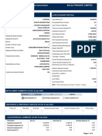 Statement of Account For 437cddih769030: Bajaj Finance Limited