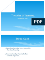 Theories of Learning