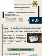 Investigación 1.2 - Procesos de Fabricación de Control Numérico