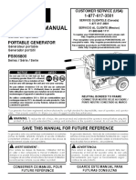 Generador Portátil Ps906800 Manual