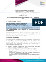 Guía de Actividades y Rúbrica de Evaluación - Unidad 1 - Paso 2 - Análisis de Casos