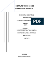 Reporte Minitab