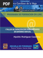 Taller de Capacitacion para Docentes en Entorno Virtual