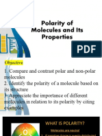 Week 2 Polarity of Molecules and Its Properties