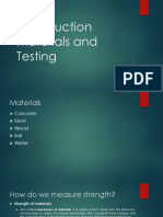 Construction Materials and Testing