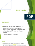 Earthquake Lesson