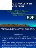 Feeding Difficulty in Children