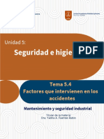 5 - 4 Factores Que Intervienen en Los Accidentes