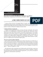 7 Sábados de Identidad, Instrucciones, y Jornadas