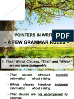 Few Grammar Rules