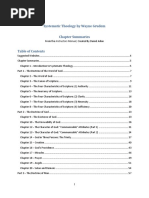 Grudem Systematic Theology Chapter Summaries