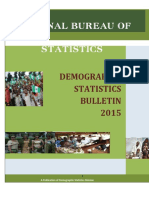 Demographic Statistics Bulletin 2015