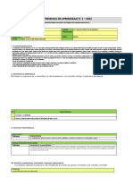 EXPERIENCIA Bienvenida DPCC 1°