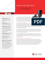 Videoconferencing Polycom HDX 7000 Datasheet