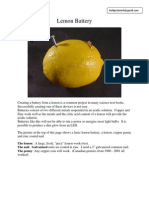 Lemon Battery