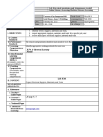 Detailed Lesson Plan - 1st Lesson