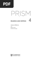 Prism Level 4 Reading and Writing Unit 1 Sample Content