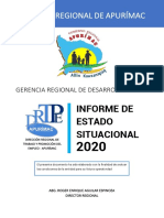 Informe de Estado Situacional 2020