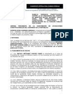 Denuncia Constitucional Contra Betssy Chávez