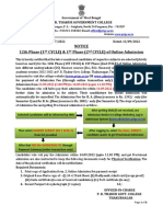 17 - 12th Admission List Notice 17-2022