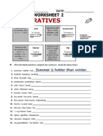 Comparatives and Superlatives