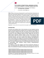 E-Learning at Home Vs Traditional Learning Among Higher Education Students: A Survey Based Analysis