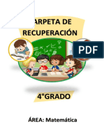 4° Carpeta Matematca