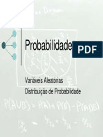 Variaveis Aleatorias e Distribuicao Probabilidade