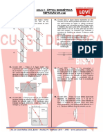 2010 OP - Aula 2 - Refração Da Luz