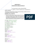 Laboratorio 1 - Representación de Señales en Matlab