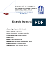 Reporte Estancia Industrial