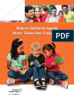 REading Comprehension Tema 4 When - Families - Speak More Than Two Languages