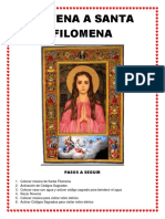 Novena A Santa Filomena