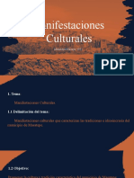 Ensayo Manifestaciones Culturales