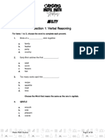 Medix Ability Test 12