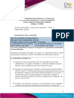 Guía de Actividades y Rúbrica de Evaluación - Tarea 1 - Organizador Gráfico