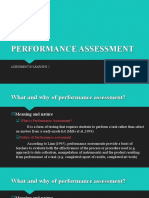 Performance Assessment