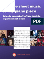 Guide Find Piano Sheet Music Youtube Link-1