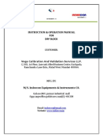 Indeecon User Manual Dry Block