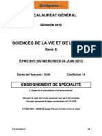 Sciences de La Vie Et de La Terre Sciences de La Vie Et de La Terre