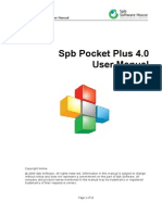 SPB Pocket Plus User Manual