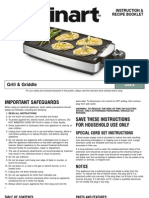 Grill & Griddle: Instruction & Recipe Booklet