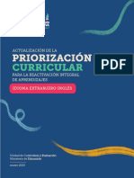 Priorizacion Curricular Ingles 2023-2025