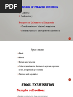 Diagnosis of Parasitic Infections