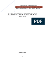 2022-2023 Elementary Handbook PDF